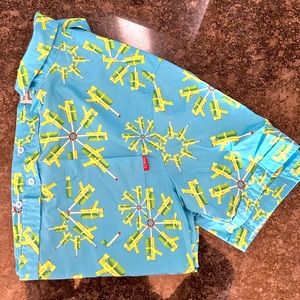 RSVLTs - Water Gun - Nerf Gun - Short Sleeve Button Down - Medium